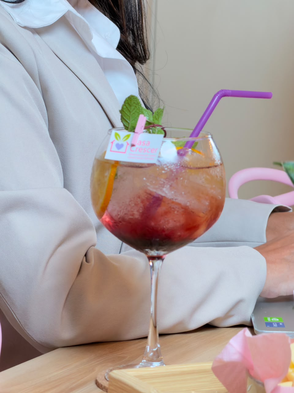 Noite de Drinks Funcionais & Troca de Cartas de Encorajamento